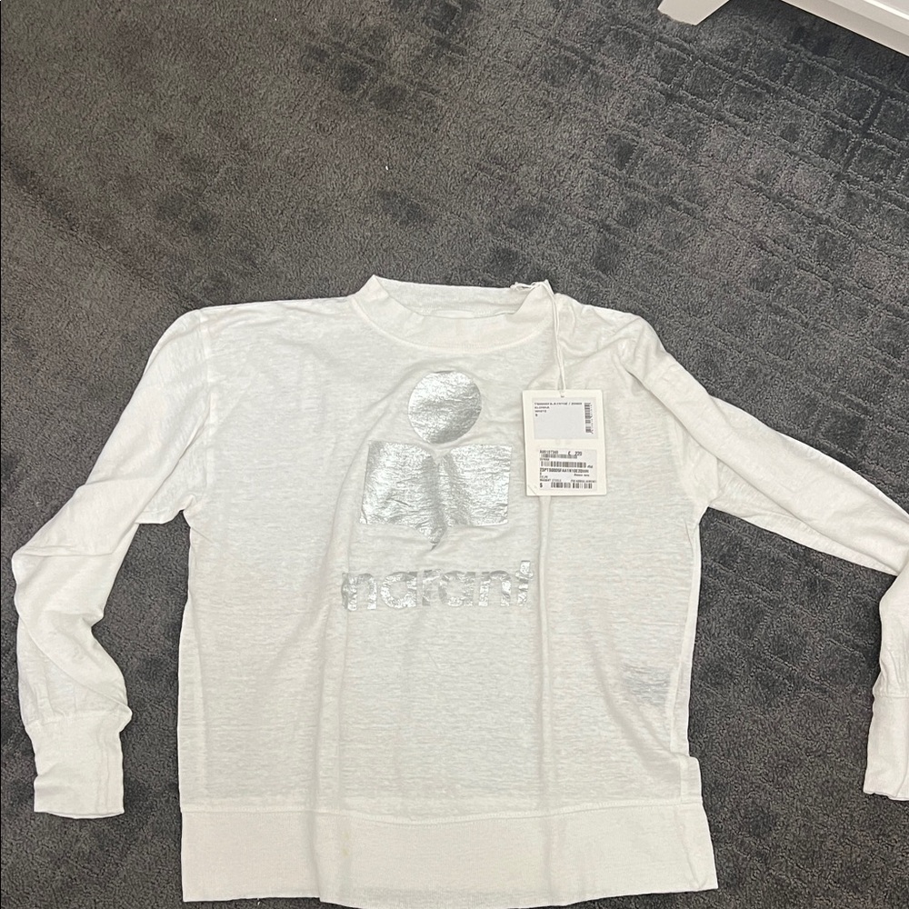 Isabel Marant White Long Sleeve Tee